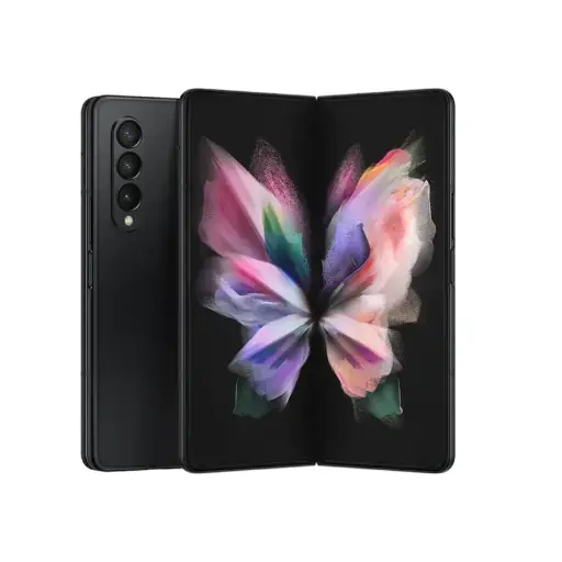[Samsung Z Fold  3 Phantom Black +case] Samsung Galaxy Z Fold 3 5G, 7.6", 256GB + 12GB RAM -duos physical sim plus Esim-Phantom black